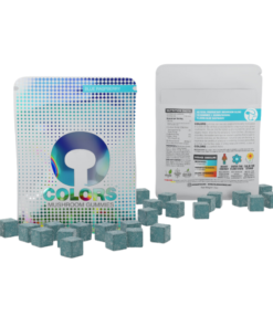Colors Blue Raspberry Mushroom Gummies