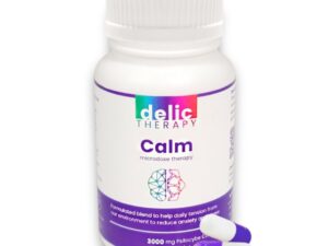 DELIC THERAPY – CALM SHROOM CAPSULES 3000MG